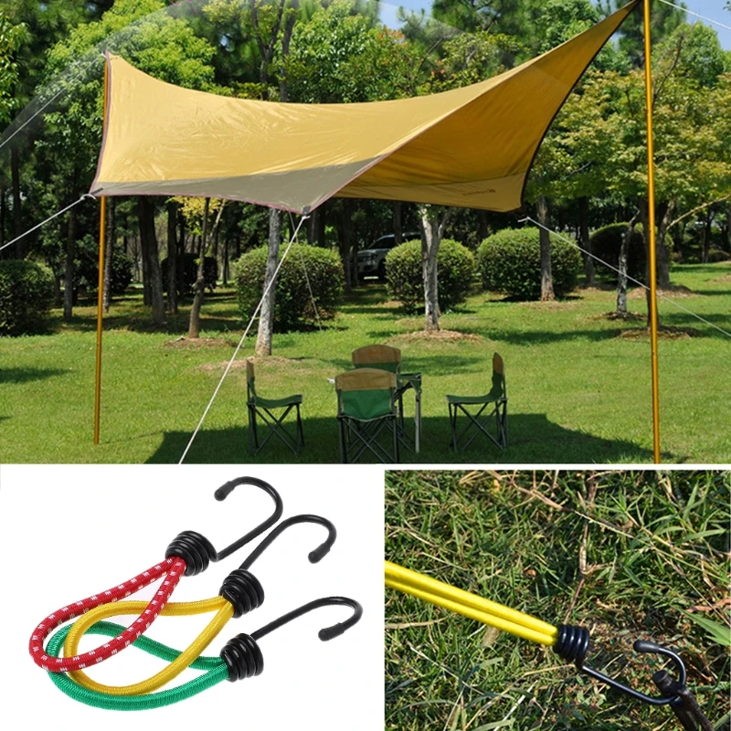 

Elastic Rope Buckle Tent Hook Cord Fastener Fixing Band Outdoor Camping Supplies 3