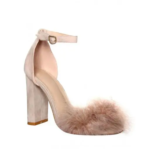 Chunky Verano Bombas Altos De Picture Correa Sexy Para Picture Gruesa Mujeres Tobillo Foto Sandalias As Hebilla Tacones Animales as Real Recorte Zapatos Pieles Pwqwa7