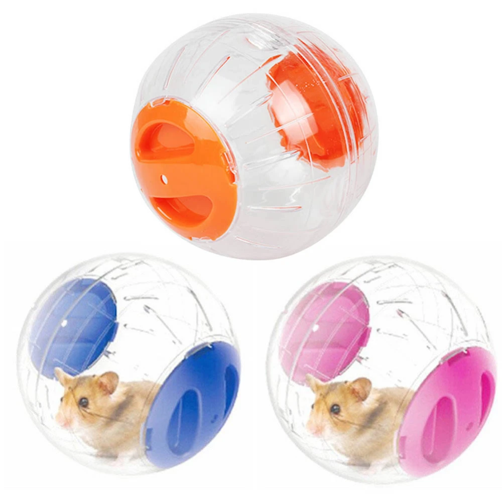2pcs/lot Exercise Ball Pet Rodent Mice Jogging Plastic Hamster Crystal