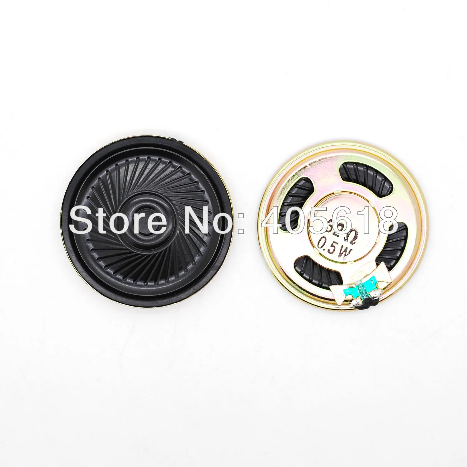 

10pcs 32 ohm 0.5W Woofer 40mm diameter Speaker Small Trumpet Loudspeaker thk. 5mm