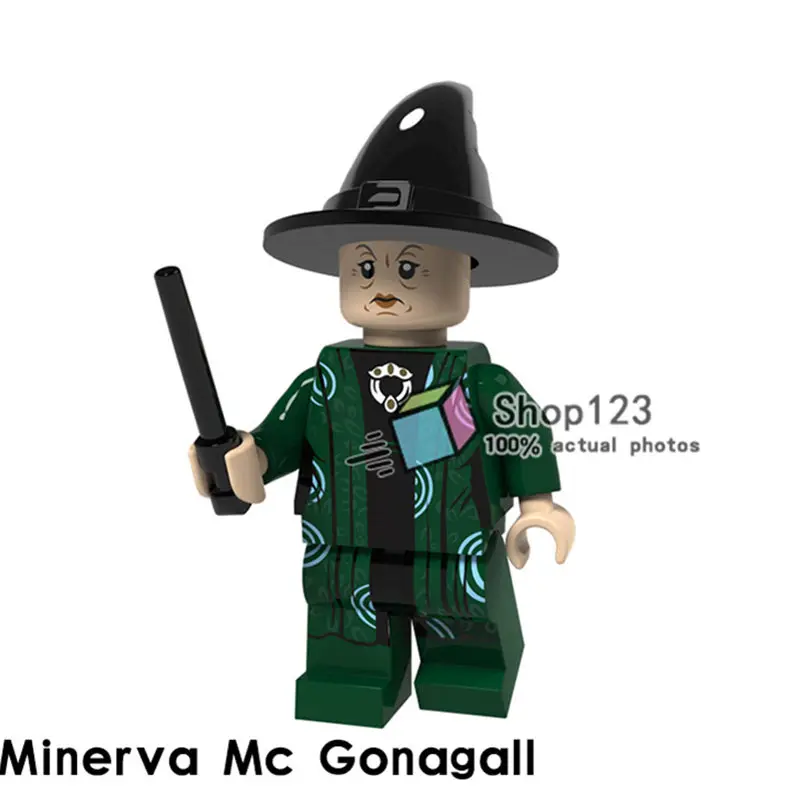 

Single Minerva McGonagall Dumbledore Quidditch Beater Severus Snape Building Blocks Friends Toys for Children
