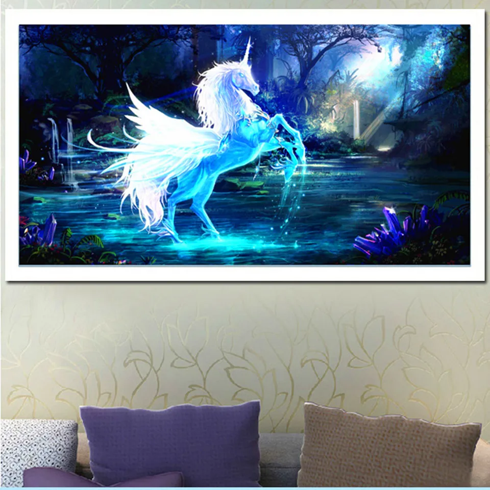 Aliexpress.com : Buy Diy 5d Diamond Painting Animal Fantasy Unicorn