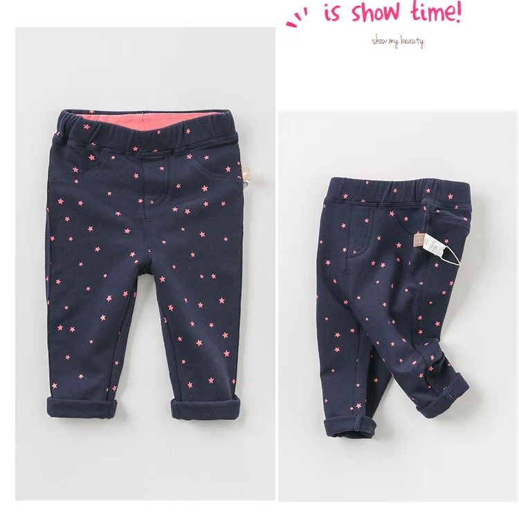 DB9223 dave bella/осенние модные штаны для маленьких девочек детские длинные штаны для малышей