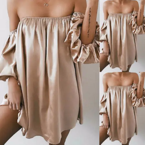 Short Silk Dress
