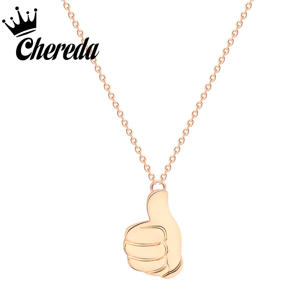 

Chereda Alloy Silver Gold Color Pendant For Women Unique Shape Necklace Party Bar Fashion Jewelry Simple Design Accessories