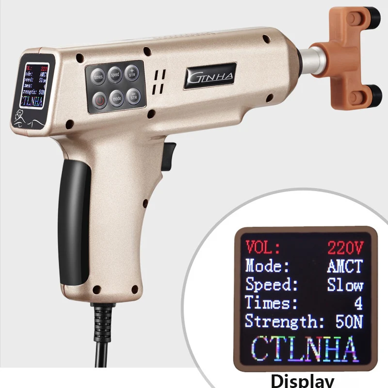 

LCD screen Therapy Chiropractic Adjusting Instrument Intelligent Spine Correcting Massage Apparatus Electric Correction Gun