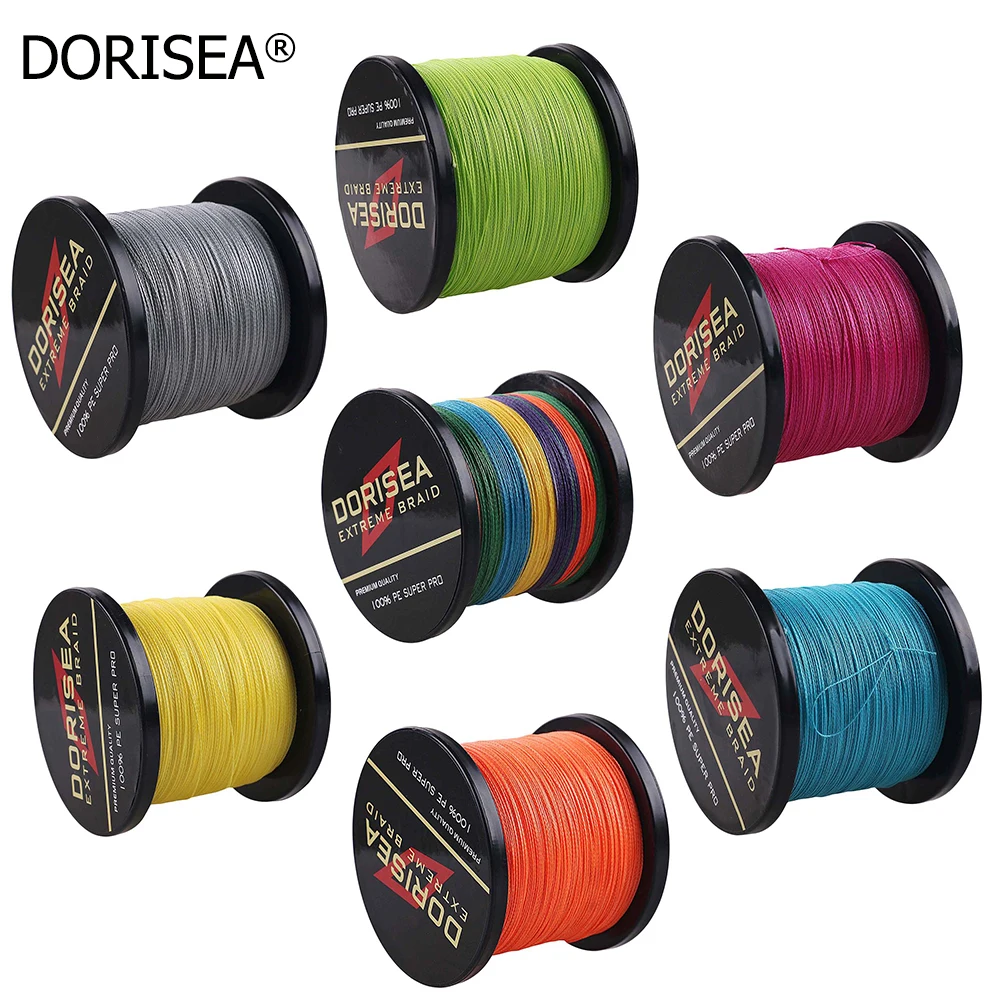 Dorisea PE 4 Strands 1000M Braided Wire Fishing Line Multifilament 1000Yards  Fish line 6-100LB 14 Colors - AliExpress