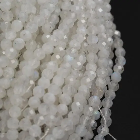Full Strand--Rainbow Moonstone Beads Natural Grade AAA Gemstone Round Smooth Loose Beads 4mm 3mm 2mm 1mm Full Strand--Rainbow Moonstone Beads Natural Grade AAA Gemstone Round Smooth Loose Beads 4mm 3mm 2mm 1mm