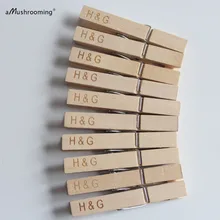 300 Пользовательские Свадебные Клипсы Держатели для карт персонализированные "сладкие воспоминания" прищепки двухсторонние выгравировать Свадебные Клипсы Держатели