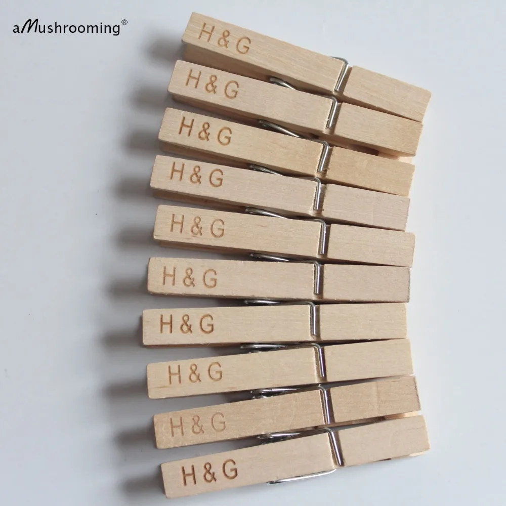 300 Custom Wedding Clips card holders Personalized "Sweet Memories