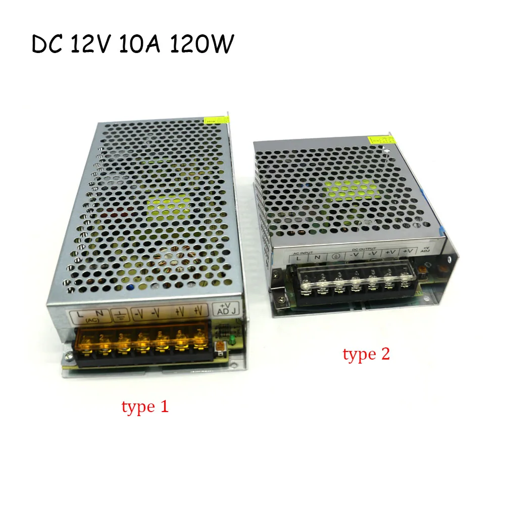 DC 12V импульсный источник питания DC 12V 2A 24W 25W 5A 60W 10A 120W выходной источник питания Светильник ing трансформатор для светодиодной ленты светильник