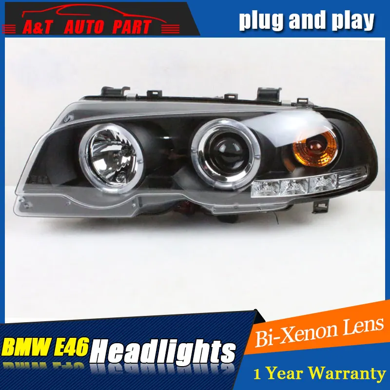 car Styling LED Head Lamp for BMW E46 headlights 1998 2002 for E46 head
