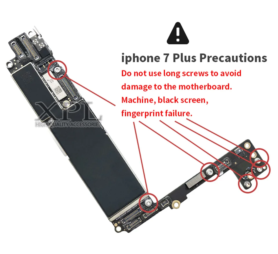 Для iphone 7 Plus материнская плата разблокированная, оригинальная для iphone 7 Plus материнская плата без Touch ID 32GB 128GB 256GB