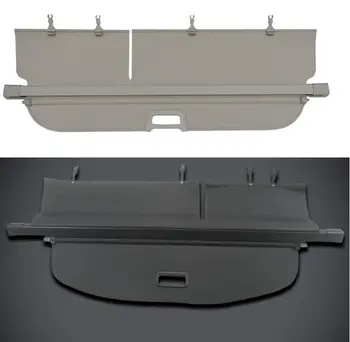 

Car Rear Trunk Security Shield Shade Cargo Cover For Jeep Patriot 2011 2012 2013 2014 2015 2016 2017 (Black beige)
