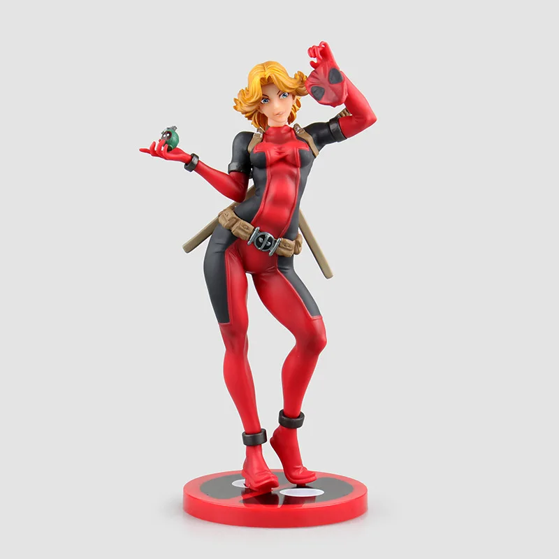 

Free Shipping 9" Marvel Legends X-MEN The Deadpool Lady Boxed 24cm PVC Action Figure Collection Model Doll Toy Gift