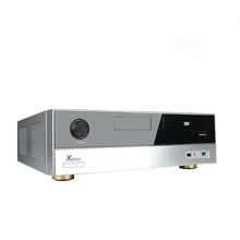 Горизонтальный ATX HTPC чехол для компьютера ITX чехол для домашнего кинотеатра Настольный игровой ящик кронштейн алюминиевый корпус материнская плата PSU