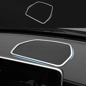 

Stainless Middle Dashboard Speaker Cover Trim for Mercedes Benz C Class W205 2015-2017 & GLC Class X205 2016-2017