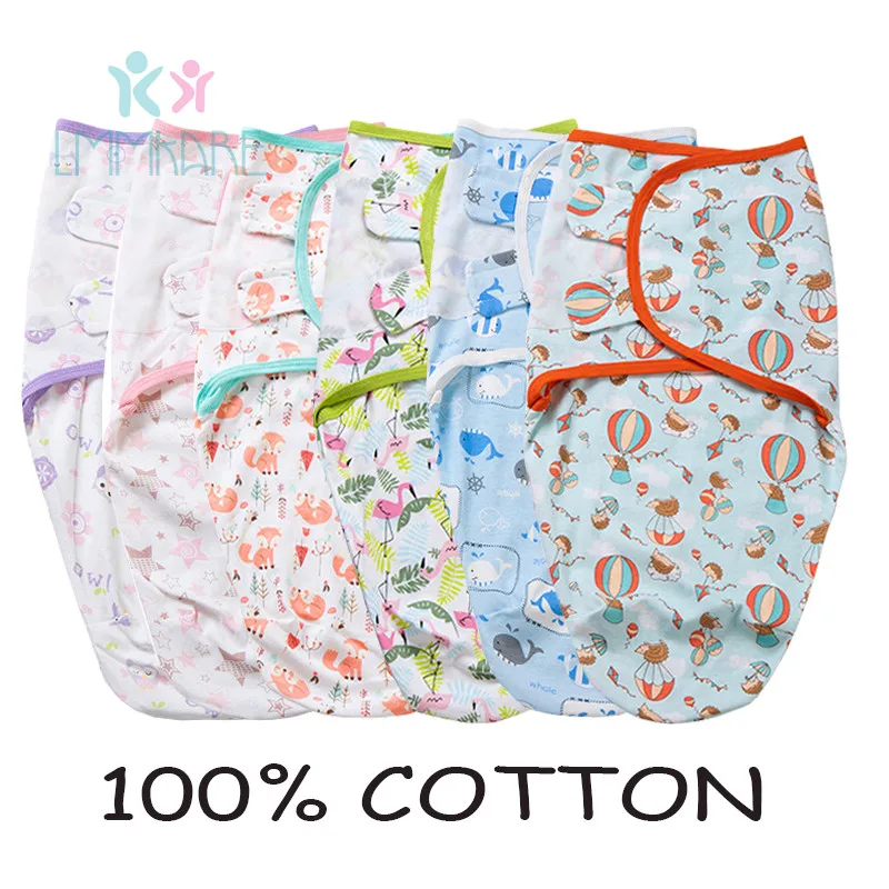 

2Pcs/Set Cotton Newborn Baby Swaddle Soft Receiving Blanket Kids Jump-proof Towel Blanket & Swaddling Wrap Sleep Bag Baby Unisex