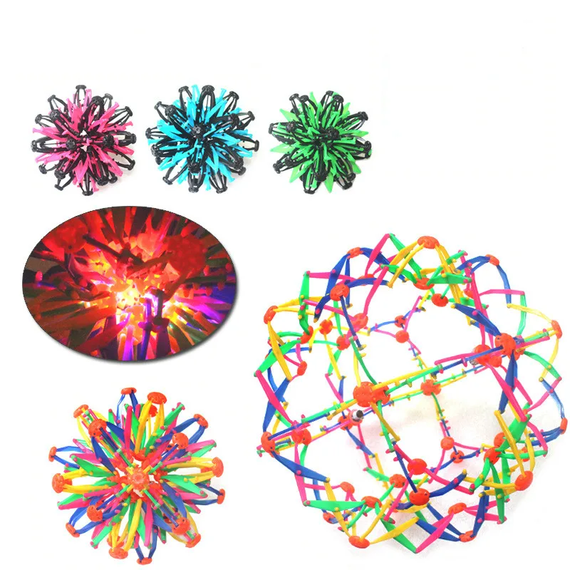 Детский мячик для метания, цветущая усадка, игрушка для детского сада, волшебный Телескопический шар, игрушки для детей