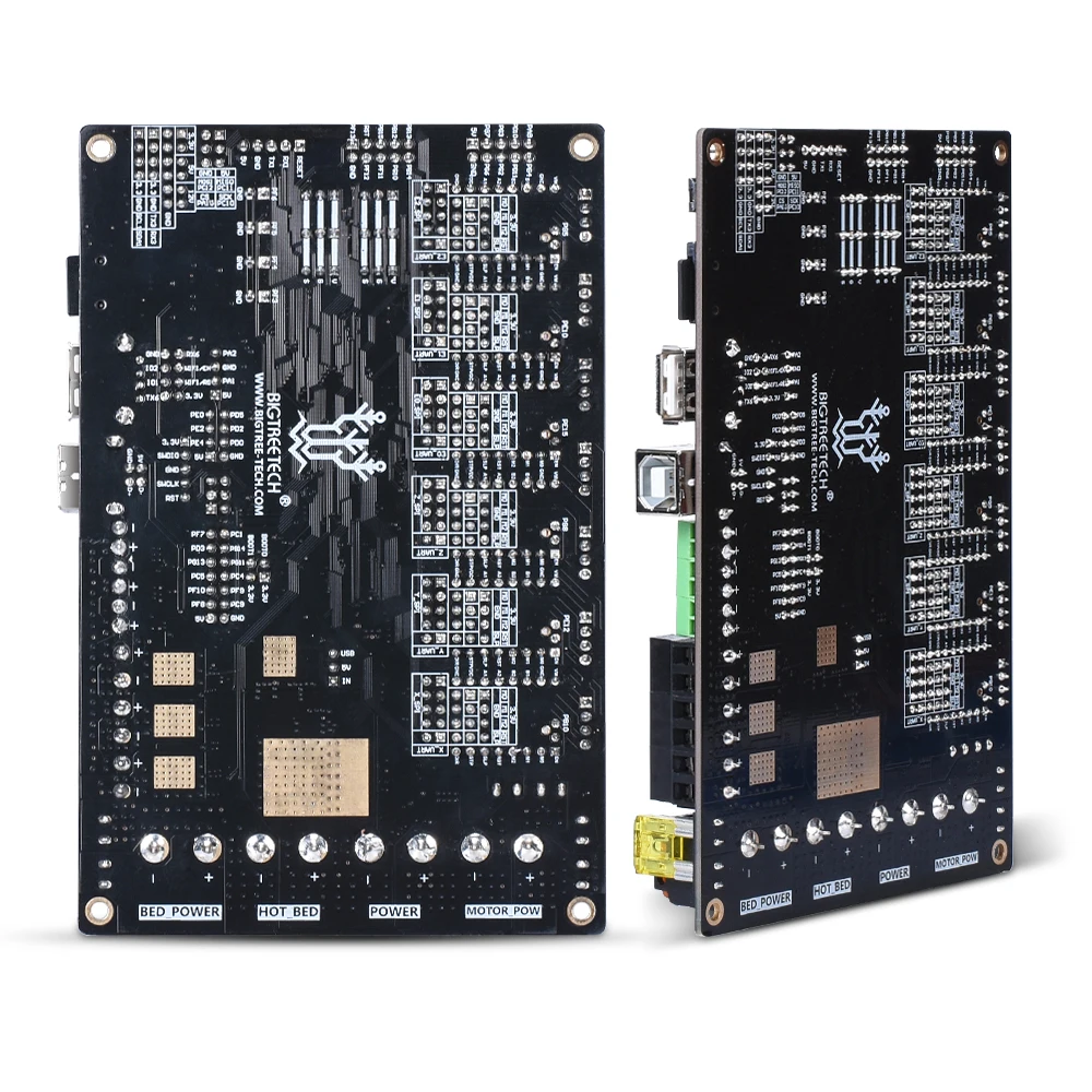 Дешево BIGTREETECH SKR PRO V1.1 плата контроллера 32 бит + Wifi адаптер модуль части 3d принтера vs MKS GEN L TMC2208 TMC2130 TMC2209