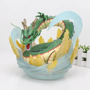 

Big Size 21cm Dragon Ball Z ShenRon ShenLong 7cm crystal balls with shelf PVC Action Figure Toy Dragon Ball Action figure