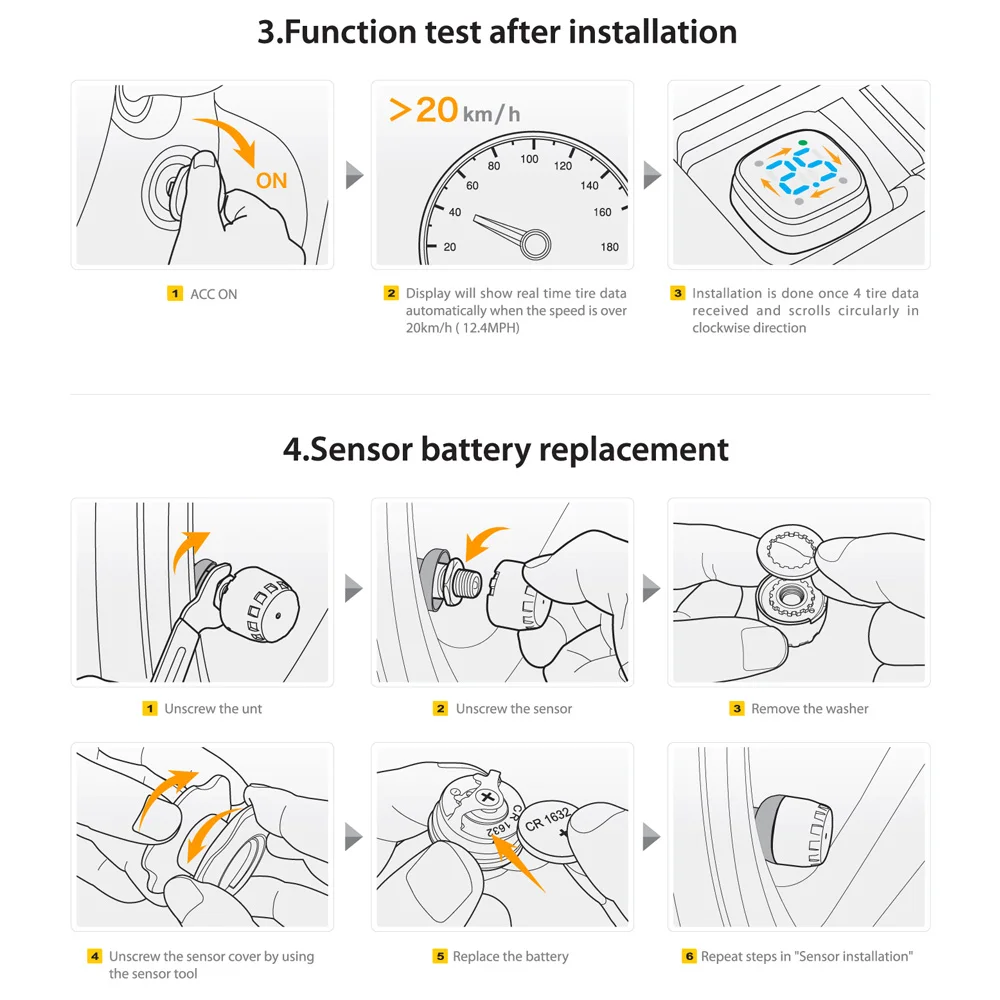 Steelmate Профессиональный TPMS TP-76 система контроля давления в шинах светодиодный прикуриватель внешние датчики автомобильные аксессуары