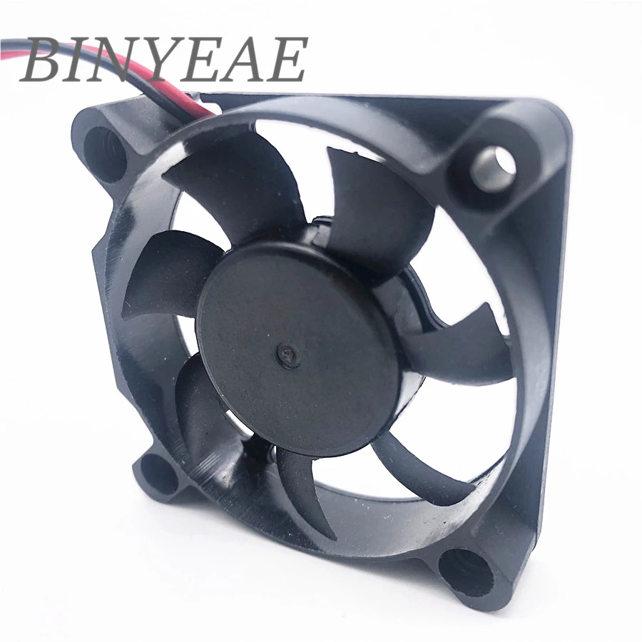 4-Pack 50x50x10mm DC Cooling Fans - 5V 12V 24V, 2-Pin, For Computers, 3D Printers, Electronics Projects (5010 Size)