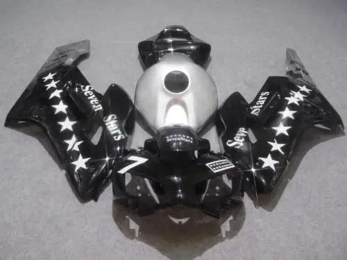 

Motorcycle Fairing kit for HONDA CBR1000RR 04 05 CBR 1000RR 2005 2004 cbr1000rr ABS Silver black Fairings set+7gifts HS36