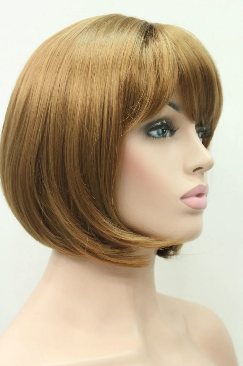 HOT sell fast Shipping >> Fashion full wig strawberry blonde short