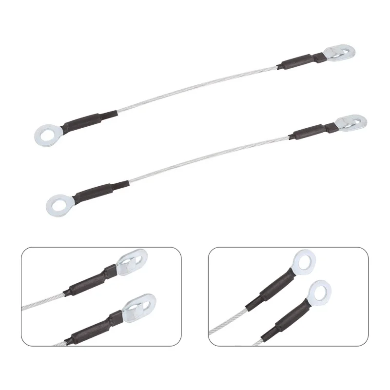 Truck Tailgate Tail Gate Cables Pair Set For 88 02 Chevy GMC C/K 1500
