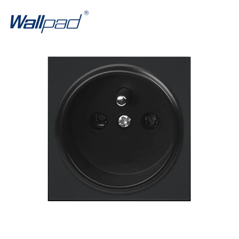 

Wallpad Luxury EU French Socket Electric Outlet Function Key for Moduler Only 55*55mm