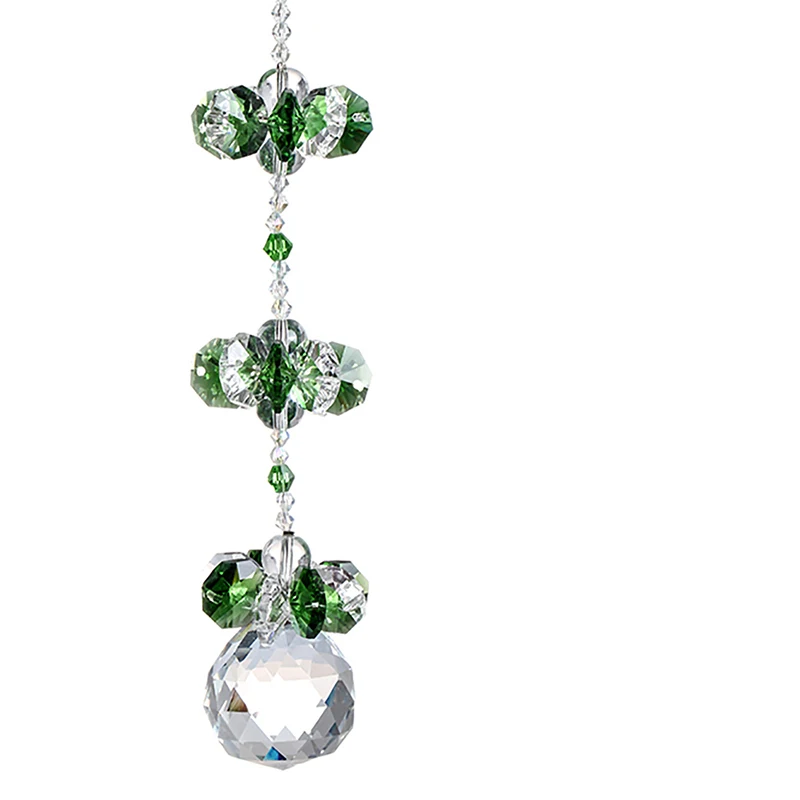 

H&D Crystal Ball Accessories Suncatcher Crystal Pendant Crystal Prism Chandelier Part Hanging Decoration