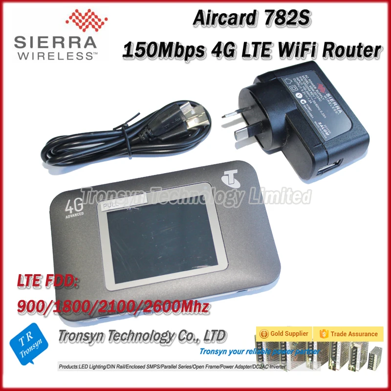 

Wholesale Original Unlock LTE FDD 150Mbps Sierra Wireless Aircard 782S 4G LTE Mobile WiFi Hotspot Support LTE FDD B1 B3 B7 B8