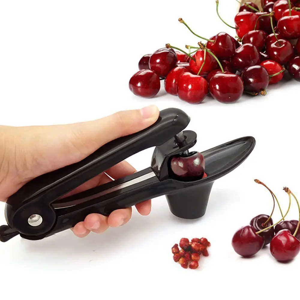 Ручной Вишневый оливковый Pitter Corer Камень удаление семян Squeeze Grip Go ядерного устройства фрукты Core Remover фрукты овощи инструмент - изображение
