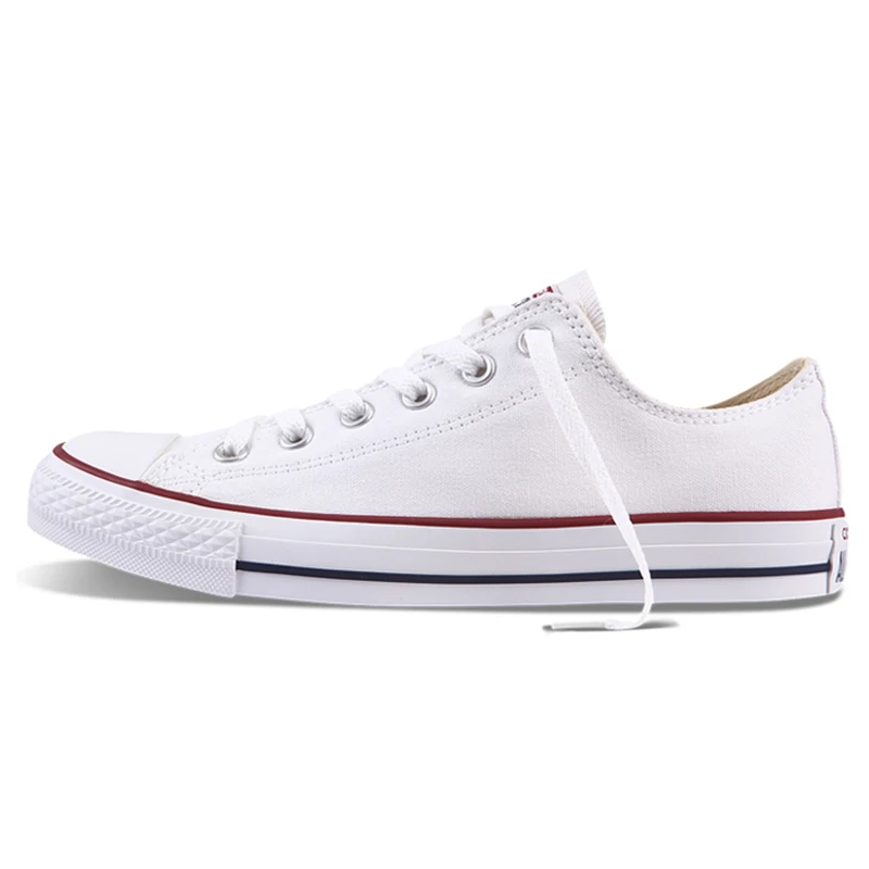 Converse كل نجم للجنسين التزلج أحذية الرجال في الهواء الطلق الرياضة عارضة قماش كلاسيكي النساء لمكافحة زلق رياضية منخفضة أعلى أحذية