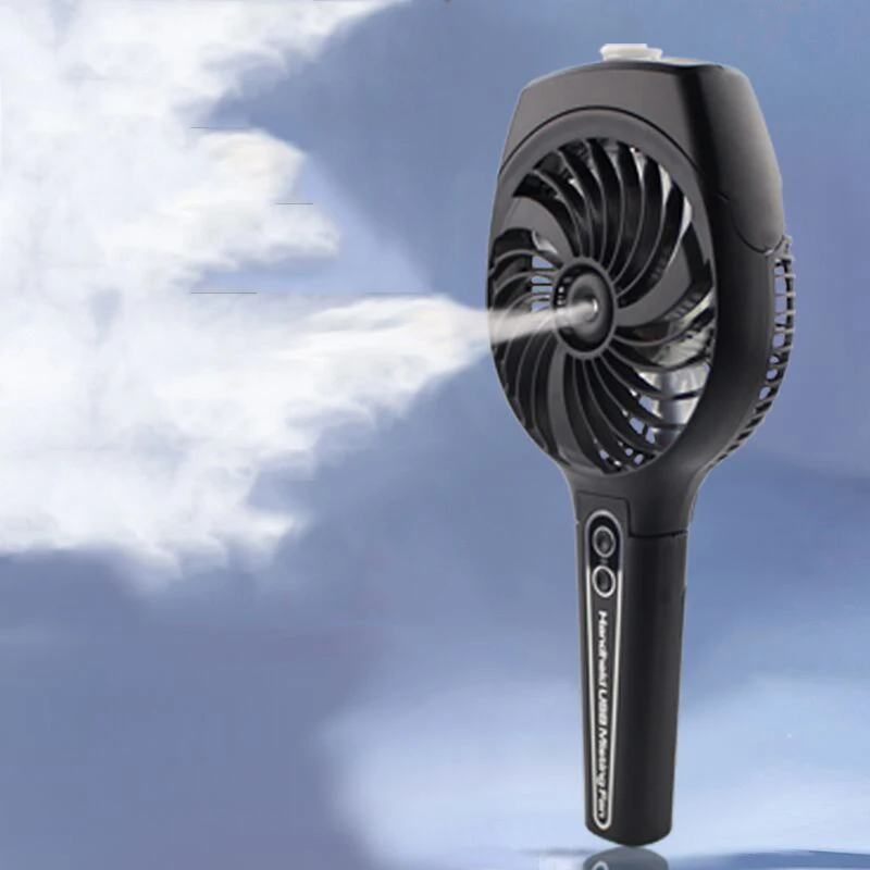 

Handheld USB Misting Fan Humidifying Fan Portable Rechargeable Mini Fan Car Electrical Cooler Battery Blower Travel Kids Fan