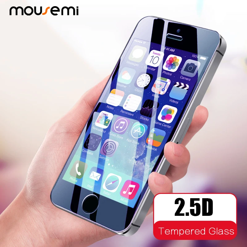 MOUSEMI для iPhone SE защитное стекло на 5S 5 9H защита экрана закаленное | Мобильные