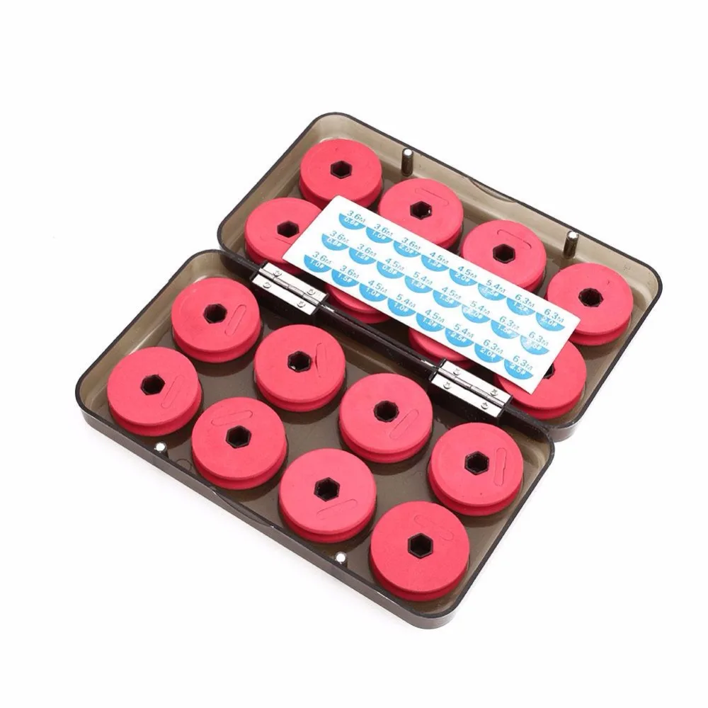 

16Pcs Foam Winding Board Fishing Line Shaft Bobbin Spools Tackle Box Red Utility Line Box Fishing Tackle Boxes
