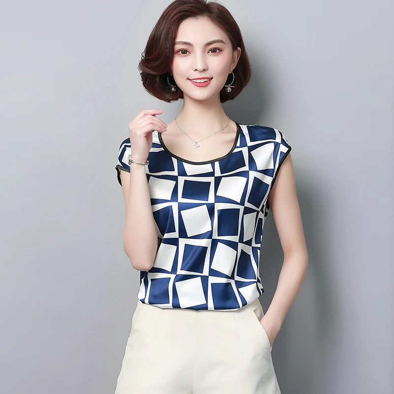 женские большие размеры 5XL Blusa Feminina 2019 летние топы и блузки с цветочным принтом