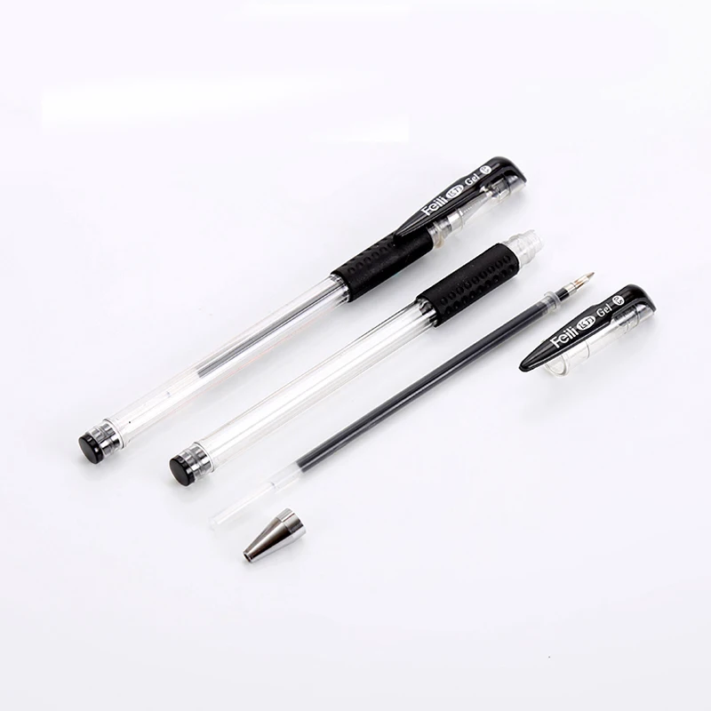 20Pcs/Set MUJI Style Japanese Gel Pen 0.5mm Black Blue Ink Pen Maker Pen School Office student Exam Writing Stationery Supply