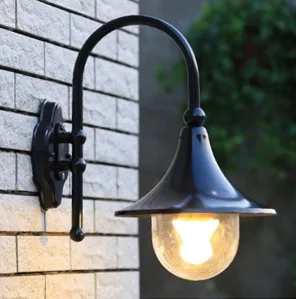 

Waterproof lamp outdoor wall lamp rustic wall lights outdoor balcony fashion speaker wall lamp aluminum+arcylic 5W E27 LED Bulb