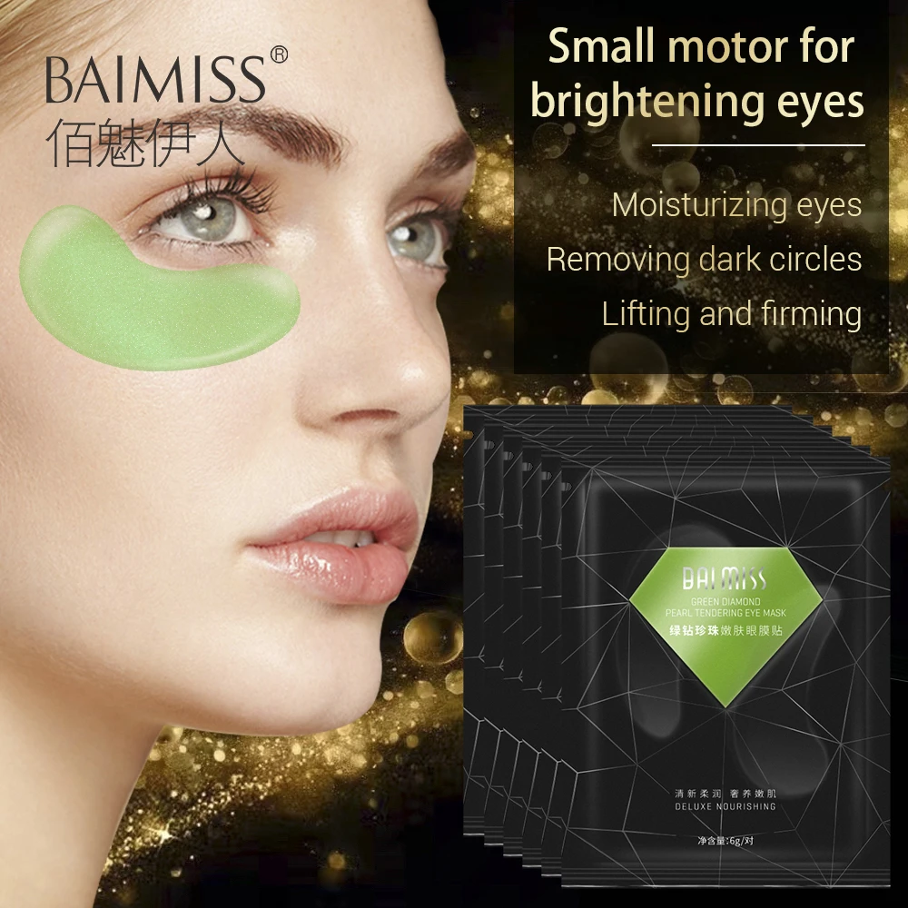 

BAIMISS Collagen Crystal Gel Eye Mask Anti-Aging Anti Wrinkle Eye Patches Beauty Remove Fine Lines Sleep Masks Skin Care 5pairs