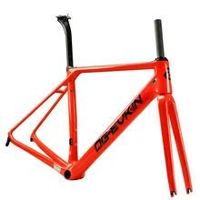 OG-EVKIN 2018 Ultralight Carbon Fiber Road Bike Bicycles Frame BICICLETTA Ciclismo Carbon Road Frameset Glossy Di2 Size XS S M L