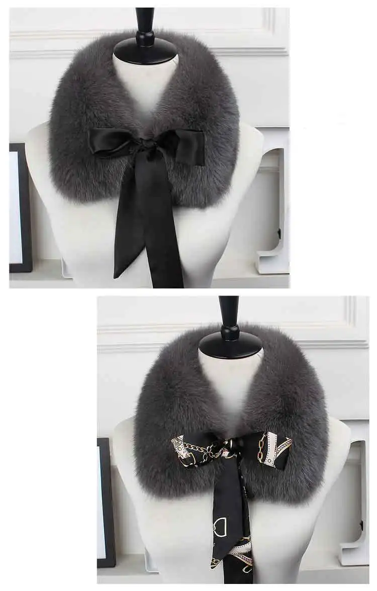 the new hot selling fox fur collar, the natural fox fur collar, the real fur collar child, the winter fur scarf ribbon