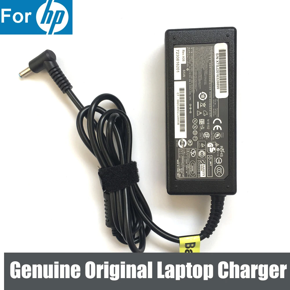 Original 65W AC Adapter Charger for HP Pavilion 15 E028tx 15 E029tx 15 R011dx 15 r015dx 15
