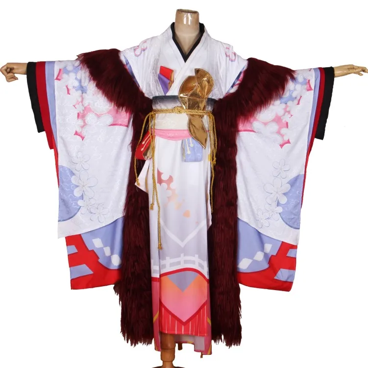 Костюм для косплея игры onmyповтор SSR Shikigami Higanbana кимоно костюм на Хэллоуин женщин и