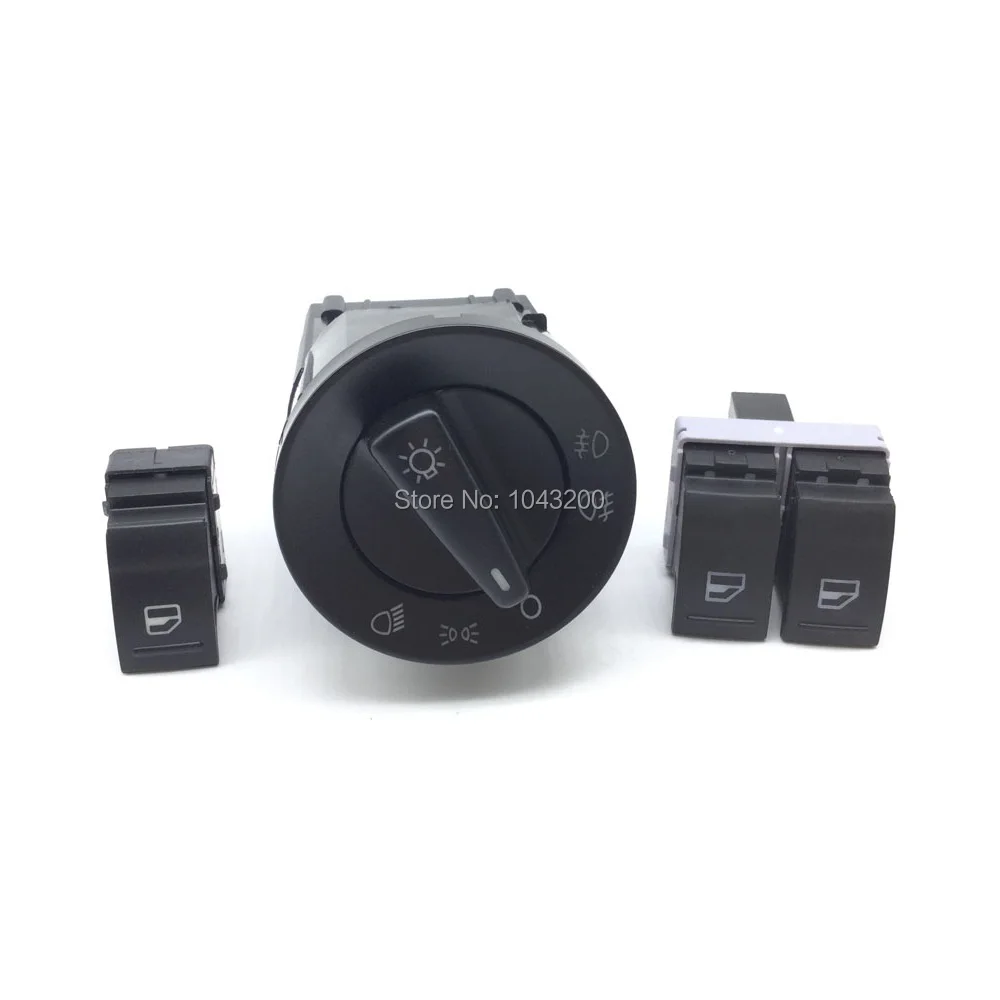 

1C0941531A Power Electric Headlight Window Control Switch Button 7E0959855A 7E0959855 For 05-14 VW Transporter Multivan T5 T6