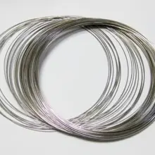 Память проволока около 50 петель ожерелье чокер воротник 115 мм