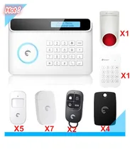 Free Shipping Eitger S4 Wireless GSM/PSTN RFID Alarm System Home Security Protection Alarm System support ten language