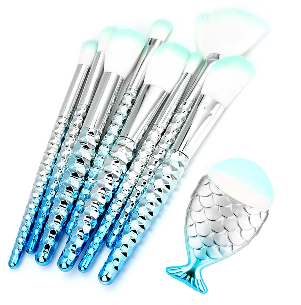 7/8/9/11 PCS Makeup Foundation Brushes Eyebrow Brush Cosmetic Concealer Set Tool | Красота и здоровье